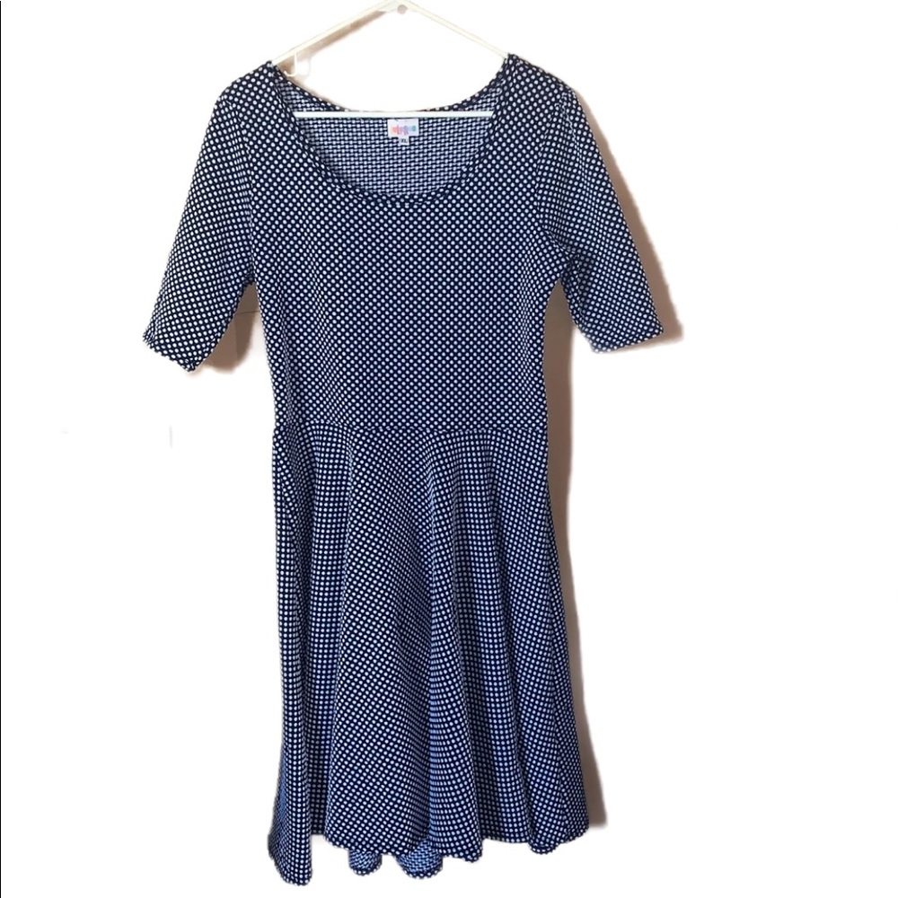 LulaRoe Skater Polka Dot Dress